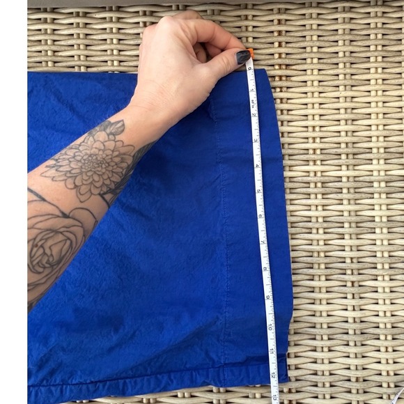 Toast Linen blend Sleeveless Utility Wide Leg Cropped Jumpsuit Size 6 boho - Picture 10 of 11